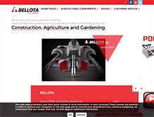Tablet Screenshot of bellota.com